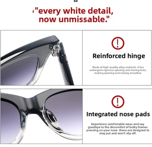 Detail of oversized sunglasses showing reinforced alloy hinges and integrated nose pads