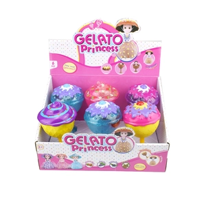 Close-up of Gelato Princess dolls showing cupcake-to-girl reversible transformation feature