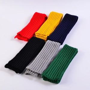 Jambières tricotées pour enfants en six couleurs assorties pour l'automne et l'hiver
