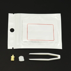 Grillz dentaire individuel doré hip hop avec motif croix, barre silicone et pince
