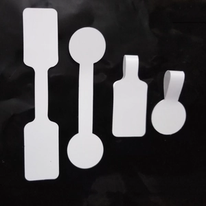 Jewelry Price Tags Self-Adhesive Labels Dumbbell Shaped Barbell Stickers For Rings Earrings Kraft Paper White Paper Security