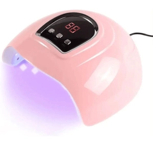 Detail der rosa 54W UV LED Nagellampe mit Digitalanzeige und 30s 60s 90s Timer-Tasten