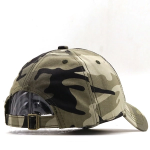 Berretto da baseball in cotone mimetico woodland con fibbia in rame regolabile