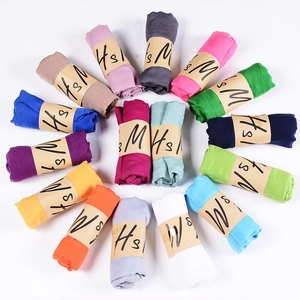 Solid Color Cotton Linen Scarf Lightweight Breathable Shawl Long Crinkle Wrap For Women Daily Fashion Accessories Soft Ethnic Hijab