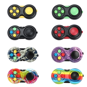 Fidget Pad Game Controller Shape Stress Relief Toy With Joystick And Buttons For Anxiety ADHD Sensory Adults Kids Plastic