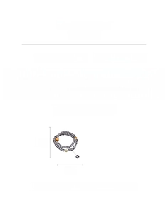 Detail view of tiger eye stone bracelet with dimensions 35cm length and 1cm bead diameter