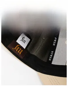 Détail du bandeau de sudation large et tissu respirant à l'intérieur de la casquette