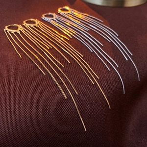 Longues Boucles D Oreilles Pendantes Gland Cuivre Goutte D Eau Chaîne Serpent Plaqué Or Argent Bijoux Élégants Femmes