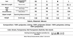 Size chart for vintage brown faux suede jacket with measurements in centimeters