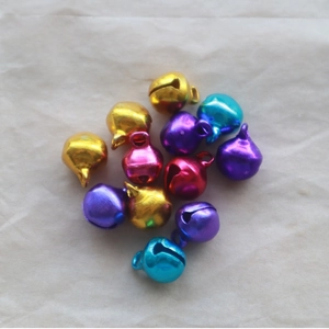 Colorful aluminum duckbill bell accessories for pet toys and DIY jewelry crafts