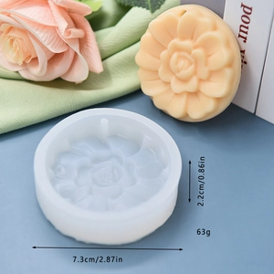 Moule en silicone en forme de fleur pour la pâtisserie et le bricolage avec dimensions