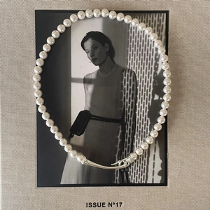 Elegant 925 Sterling Silver Artificial Pearl Necklace For Women Minimalist Korean Style Simple Jewelry Accessory
