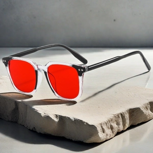 Square Frame Sunglasses UV400 Protection Fashion Rivet Retro Oversized Shades For Outdoor Driving Travel Unisex