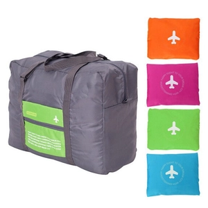 Large Capacity Foldable Travel Storage Bag Waterproof Oxford Cloth Luggage Handle Sleeve Duffel Bag For Women Men Trip Airplane Bag