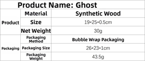 Detailed technical specifications for ghost pumpkin wooden door corner Halloween decoration