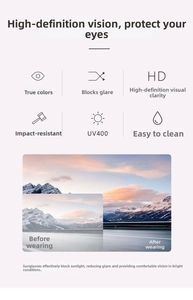 Features UV400 protection and HD visual clarity for cat eye fashion sunglasses