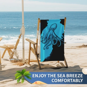 Beach Towel Octopus Print Microfiber Quick Dry Sand Free Artistic For Swimming Surfing Travel Outdoor Soft