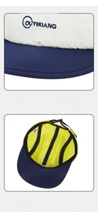 Detail des atmungsaktiven Netzfutters und der Stickerei der Sportkappe