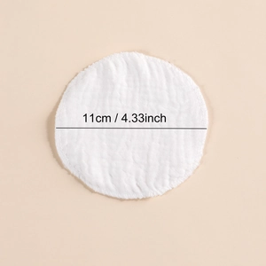 Waschbare 11cm Baumwoll-Stilleinlagen mit auslaufsicherer dreilagiger Mullstruktur