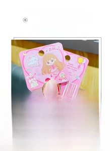 Authentic cartoon keychain display tag showing maintenance info and barcode detail