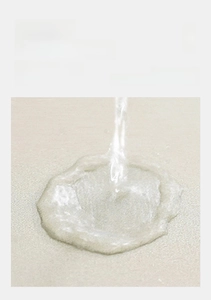 Detailed view of quick-dry absorbent mat showing water absorption for coffee bar counters