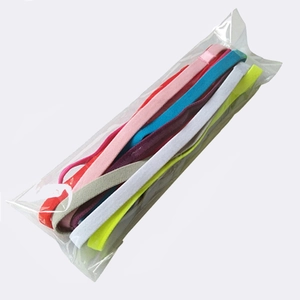 Multi-colored elastic yoga headbands in candy colors for non-slip sports hair styling