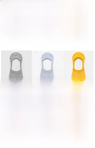 Detail view of lace texture and mesh patterns on women's low-cut invisible cotton boat socks