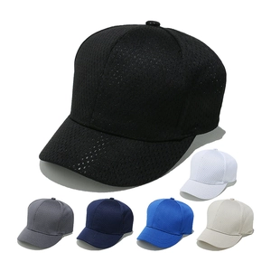 Full Mesh Baseball Cap Breathable Short Brim Solid Color Outdoor Sun Protection Adjustable Trucker Hat For Men Women