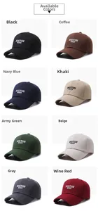 Vari colori di cappellini da baseball in cotone con ricamo BOSTON 1630 in griglia