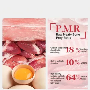 PMR prey model freeze-dried cat treats with 64% muscle, 18% cartilage and 10% organs