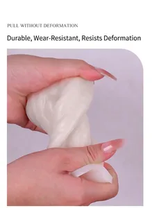 Dettaglio dell'alta elasticità e flessibilità dello stampo per candele a tulipano