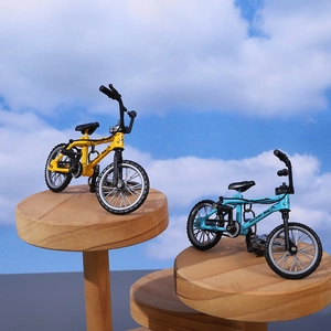 Mini Mountain Bike Keychain Zinc Alloy Simulation Bicycle Model Keyring Creative Bag Pendant Charm For Cycling Fans Gifts