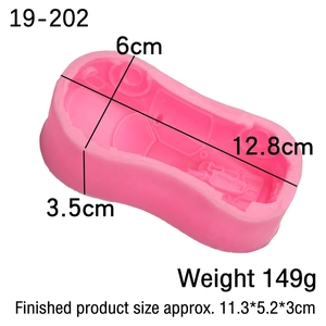 Pink sports car mousse silicone mold for DIY chocolate cake and plaster crafts