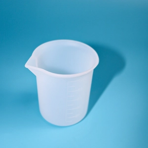 100ml translucent silicone measuring cup with scale and spout for DIY resin crafts