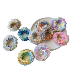 Lot de 10 chouchous colorés en tissu doux pour un coiffage délicat des cheveux