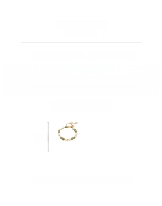 Detailed spec chart of 12.2g bamboo style pearl and natural stone adjustable bracelet