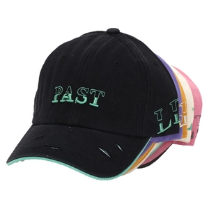 Vintage-Baseballcap aus Baumwolle mit PAST-Stickerei und abgenutzter Krempe