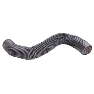 Flexible dark grey expandable tunnel for hamsters and small pets in s-shape form