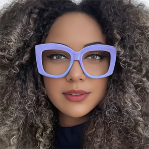 Montatura Per Occhiali Quadrati Oversize PC AC Moda Anti Luce Blu Occhiali Ottici Grande Stile Retrò Per Donne Uomini