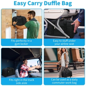 14-inch mini gym duffle bag for travel, workout, and daily use in various scenarios