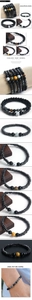 Detail view of handmade beaded bracelets with matte onyx and natural stones for daily wear