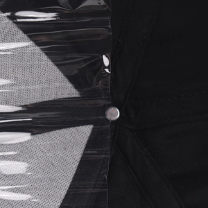 Close-up detail showing the fabric texture and top button of the plush baseball cap.