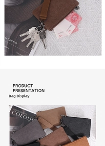 Detail of washed canvas coin purses with wrist strap and metal zipper in various colors