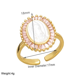 Details zur Ringgröße 18mm Höhe und 17mm Innendurchmesser für religiösen Schmuck