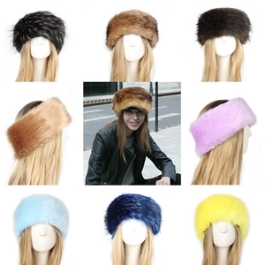 Fascia In Ecopelliccia Stile Russo Cappello Donna Spesso Soffice Inverno Caldo Fascia Per Capelli Paraorecchie Accessorio Moda