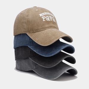 Casquettes de baseball vintage en coton lavé pour hommes et femmes en quatre couleurs