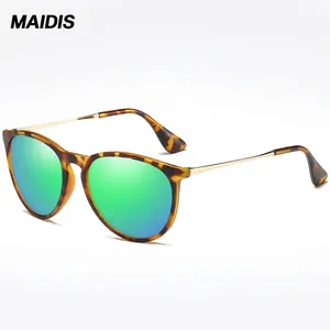 Retro Polarized Sunglasses For Men Women Metal Plastic Frame UV400 Protection Fashion Outdoor Driving Eyewear