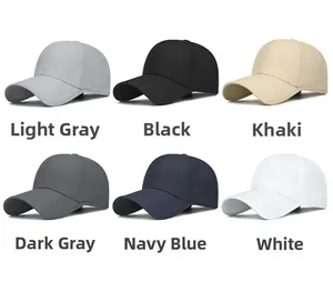 Mesh breathable quick-dry baseball cap collection in six colors with laser-cut ventilation