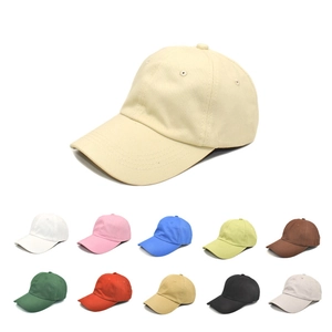 Solid Color Cotton Baseball Cap Adjustable Soft Top Breathable Sun Protection Outdoor Sports Casual Dad Hat For Men Women