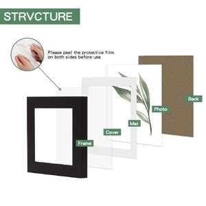 Detailed structural diagram of wood frame showing layers from cover to backboard